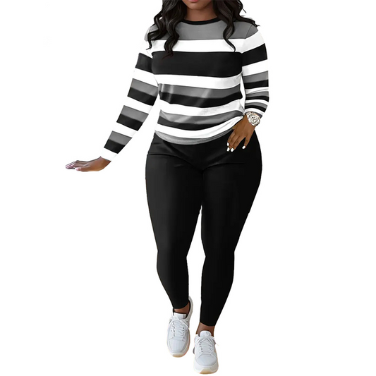 ✨LETZTER TAG IM ANGEBOT: 60 % RABATT✨ 2-teiliges Set für Damen im Casual-Stil 👚👖