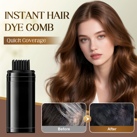 ✨Grauhaar-Retter✨ Deckt graue Haaransätze in nur 3 Sekunden ab! Ein Kamm = Salon-Haarfarbe 🔥 Pflanzliche Haarpflege, sanft zum Haar 💚