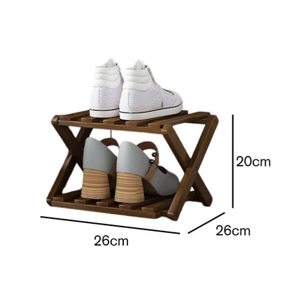 🔈🔈60 % RABATT!!👟Robustes, faltbares Schuhregal aus Bambus