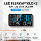 📢60 % RABATT! JETZT!!!🔥Multifunktionale, dekorative LED-Digitalwanduhr, die grenzenlose Digitaluhr für das moderne norwegische Zuhause