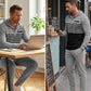 🔈🔈 60 % RABATT!! 🔥👕 Herren-Trainingsanzug mit Kapuze und Farbblock-Design 👖