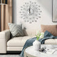 ✨60 % RABATT🕰️ Kreative Strass-Wanduhr – Leise, minimalistischer Luxus für Wohnzimmer, Esszimmer und Eingangsbereich! 💎🏡