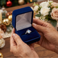 ✨💍60 % RABATT 🔥 Geometrischer ovaler Mondsteinring mit Zirkonia-Akzenten – Mystisch, funkelnd und zeitlos elegant! 🌙✨