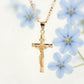 ✝️ 60% RABATT! ✨ Herren Kreuz-Kette – Goldfarben, Robustes Kettchen & Schlichter Anhänger 💛