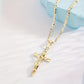 ✝️ 60% RABATT! ✨ Herren Kreuz-Kette – Goldfarben, Robustes Kettchen & Schlichter Anhänger 💛