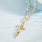 ✝️ 60% RABATT! ✨ Herren Kreuz-Kette – Goldfarben, Robustes Kettchen & Schlichter Anhänger 💛