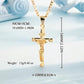 ✝️ 60% RABATT! ✨ Herren Kreuz-Kette – Goldfarben, Robustes Kettchen & Schlichter Anhänger 💛