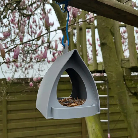 📢📢60 % RABATT!! ⏰Hängendes Vogelfutterhaus für den Garten mit Dach