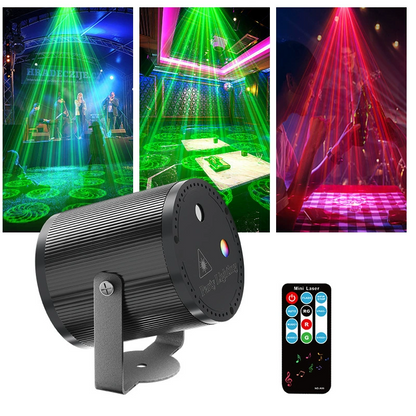 📢📢JETZT 60 % RABATT!!🎇 DJ-Laser-Partylicht mit 7 Beleuchtungsmodi und Fernbedienung