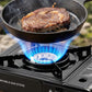 Tragbarer Outdoor-Kocher 🍳 Butan-/Propangas-kompatibel 🔥 2900 W Heizleistung, elektronische Zündung, explosionsgeschützt. Werden Sie im Handumdrehen zum Koch beim Picknick oder Camping! 👨‍🍳