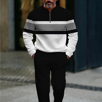 🔈🔈60% RABATT🔥 Herren-Pullover & Hose mit Grafikprint (Set)
