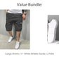 🥳2026 HEISSER VERKAUF🩳60% RABATT! Leichte Cargoshorts – Atmungsaktives Material, knielang. Sichere Taschen für Handy und Schlüssel. Bequem den ganzen Tag. ✅☀️