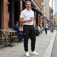 👖50 % Rabatt🏃 Sweathosen im Workwear-Stil | Kordelzug in der Taille · Strapazierfähiges Polyester · Konisch zulaufende Hosenbeine · Mehrere Taschen