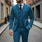 👔 JETZT 60 % RABATT! 🕴️ Slim-Fit Herren-Anzug, 3-teilig – Perfekte Passform, hochwertiger Stoff & ideal für formelle Anlässe 🤵