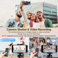 📸 Multifunktionale Halterung für Smartphones | Verwacklungsschutz · 180°-Drehung zum Wechseln zwischen Quer- und Hochformat · Lässt sich zu einem Tischständer zusammenklappen