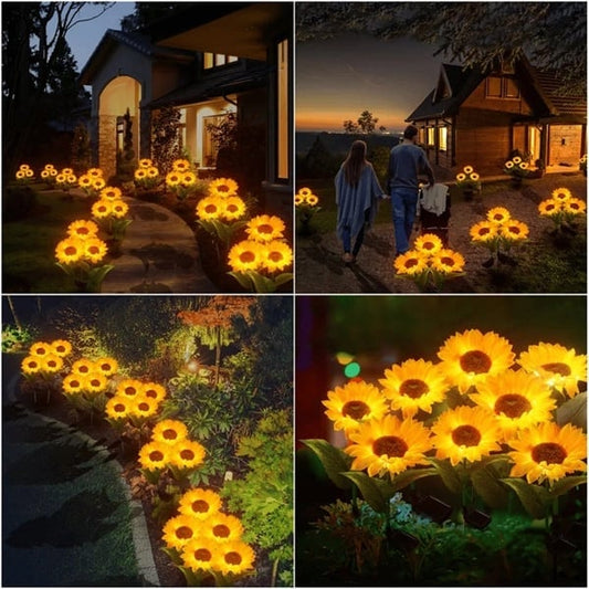 🌻60 % RABATT! ☀️ Wasserdichte Solar-Sonnenblumenlichter – Realistische Blütenblätter, IP65 wetterfest & 8–12 Stunden automatisches Leuchten ☀️🌻