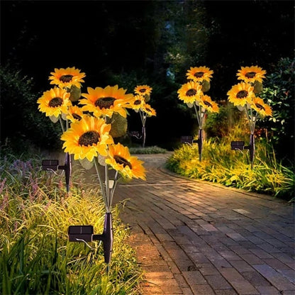 🌻60 % RABATT! ☀️ Wasserdichte Solar-Sonnenblumenlichter – Realistische Blütenblätter, IP65 wetterfest & 8–12 Stunden automatisches Leuchten ☀️🌻
