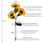 🌻60 % RABATT! ☀️ Wasserdichte Solar-Sonnenblumenlichter – Realistische Blütenblätter, IP65 wetterfest & 8–12 Stunden automatisches Leuchten ☀️🌻