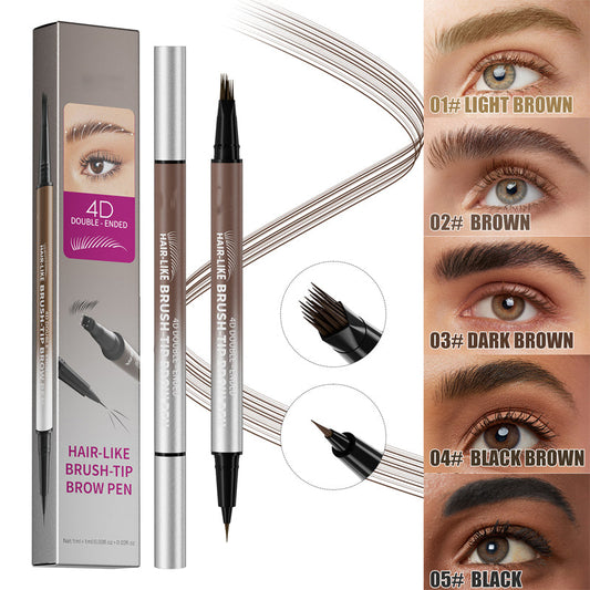✨️SONDERANGEBOTE – 60 % RABATT✨️2-in-1 wasserfester flüssiger Augenbrauenstift