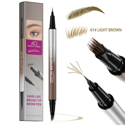 ✨️SONDERANGEBOTE – 60 % RABATT✨️2-in-1 wasserfester flüssiger Augenbrauenstift