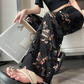 💜 LETZTER TAG – 60 % RABATT 💜 Damen-Hose mit Strass-Print und Cut-Outs