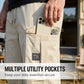 👖 JETZT 50 % RABATT! 🛠️ Herren-Stretchhose mit Taschen – Mehrere Taschen & Kordelzug in der Taille – Lässige, gerade geschnittene Hose – perfekt für die Arbeit, auf Reisen oder an aktiven Tagen 🏃‍♂️