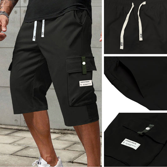 🔈🔈2026 NEUHEITEN – 60 % RABATT🔥👖Lässige Capri-Cargohose mit Kordelzug für Herren