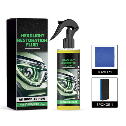 🔥SONDERANGEBOT 2026🔥 Scheinwerfer-Reinigungsflüssigkeit – Entfernt sofort Vergilbung und Oxidation, bietet kristallklaren UV-Schutz 🚗💡