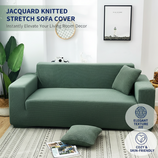 🔈🔈NEU EINGETROFFEN 2026 – 60 % RABATT🛋️Jacquard-Stretch-Sofabezug aus Strick