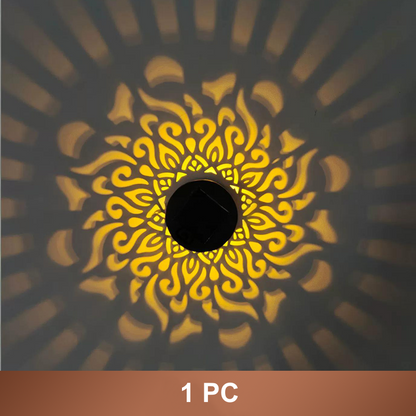 ☀️NEUHEITEN 2026 – 60 % RABATT☀️ Solarbetriebener Mandala-Projektor