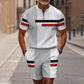 🔥60% RABATT🔥 Herren-Set: Hemd und Shorts mit Viertelreißverschluss