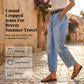 🌟 Weite Jeansshorts für Damen mit hoher Taille – Beinverlängernd & Vintage-Waschung – Lässige, verkürzte Hose – perfekt für den Sommer, den Strand oder einen freien Tag 👒