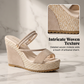 👡 50 % RABATT! ☀️ Sandalen mit Keilabsatz für Damen – Bequem, stabil und stylisch – perfekt zu Sommerkleidern, Shorts oder für einen Tag in der Stadt – gepolsterte Sohle für lange Spaziergänge 🌸