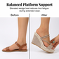 👡 50 % RABATT! ☀️ Sandalen mit Keilabsatz für Damen – Bequem, stabil und stylisch – perfekt zu Sommerkleidern, Shorts oder für einen Tag in der Stadt – gepolsterte Sohle für lange Spaziergänge 🌸