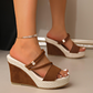 👡 50 % RABATT! ☀️ Sandalen mit Keilabsatz für Damen – Bequem, stabil und stylisch – perfekt zu Sommerkleidern, Shorts oder für einen Tag in der Stadt – gepolsterte Sohle für lange Spaziergänge 🌸
