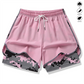 🏃‍60 % RABATT AUF 2-IN-1-SPORTSHORTS! 🔥 Atmungsaktives Material, Camouflage-Futter & Taschen für Damen 🏃‍♀️✨