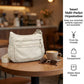 Canvas-Tasche mit mehreren Fächern 🎒 Leicht und strapazierfähig, verstellbarer Schultergurt, kann als Schulter- oder Umhängetasche getragen werden 👜