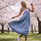 👗 JETZT 60 % RABATT! 🌸Ein locker sitzendes, federleichtes Kleid ☁️ Leicht, atmungsaktiv und nicht stickig 🌬️ Mit versteckter, großer Tasche 📱