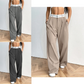 Stylische Hose mit weitem Bein 💃 Farblich abgesetzter Bund + hoher Bund ✨ Perfekt fürs Büro oder zum Shoppen 👜