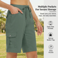 Cargo-Shorts 🩳 — Mit Seiten- & Cargotaschen: Viel Stauraum + Diebstahlschutz. UPF 50+ Sonnenschutz | Schnelltrocknender Stoff | Relaxed Fit mit Kordelzug | Ideal für Outdoor-Wanderungen 🏞️