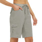 Cargo-Shorts 🩳 — Mit Seiten- & Cargotaschen: Viel Stauraum + Diebstahlschutz. UPF 50+ Sonnenschutz | Schnelltrocknender Stoff | Relaxed Fit mit Kordelzug | Ideal für Outdoor-Wanderungen 🏞️