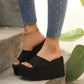 Sandalen mit optischer Verlängerung 👡 Zum Hineinschlüpfen, dicke Sohle für längere Beine, rutschfeste Oberfläche, ganztägiger Tragekomfort, perfekt für den Sommer ☀️