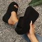 Sandalen mit optischer Verlängerung 👡 Zum Hineinschlüpfen, dicke Sohle für längere Beine, rutschfeste Oberfläche, ganztägiger Tragekomfort, perfekt für den Sommer ☀️