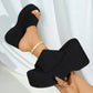 Sandalen mit optischer Verlängerung 👡 Zum Hineinschlüpfen, dicke Sohle für längere Beine, rutschfeste Oberfläche, ganztägiger Tragekomfort, perfekt für den Sommer ☀️