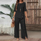 Asymmetrisches Zweiteiler-Set 👗: Asymmetrisches Oberteil + Hose mit einreihiger Knopfleiste — Locker & atmungsaktiv 🛍️