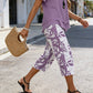 👚 60 % RABATT JETZT! 🔥 Lässiges Set aus Rundhals-Tunika-Top und weit geschnittener Hose – fließendes Design, weicher Stoff und perfekt für jeden Tag 🌸