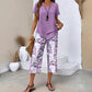 👚 60 % RABATT JETZT! 🔥 Lässiges Set aus Rundhals-Tunika-Top und weit geschnittener Hose – fließendes Design, weicher Stoff und perfekt für jeden Tag 🌸