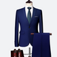 ✨👔60 % RABATT + KOSTENLOSER VERSAND 💼 Zweiteiliger Herrenanzug in moderner Passform – Atmungsaktiv, knitterfrei und professionell im Stil ✨