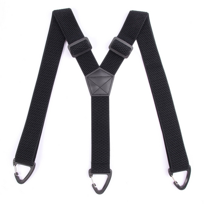 Rutschfeste Schultergurte 👖 Breites Gummiband + stabile Haken, Metallversteller, strapazierfähiges Polyester, geeignet für Arbeitskleidung und Outdoor-Aktivitäten 🔧