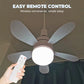 🔥LETZTER TAG – 50 % RABATT🌬️ 2-in-1-Deckenventilator mit Fernbedienung und LED-Beleuchtung – energieeffizient, leiser Motor und ideal für den Wohnkomfort 🏠